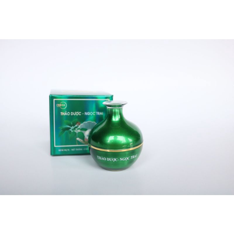 kem thảo dược ngọc trai mụn thâm mờ sẹo 18gr