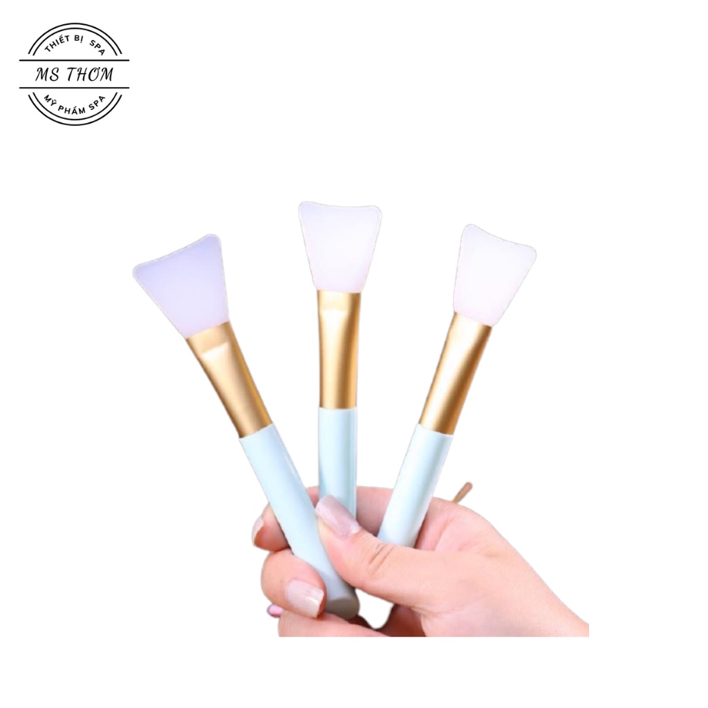 Cọ trang điểm, đắp mặt nạ đầu Silicon mềm, dễ vệ sinh (màu ngẫu nhiên)