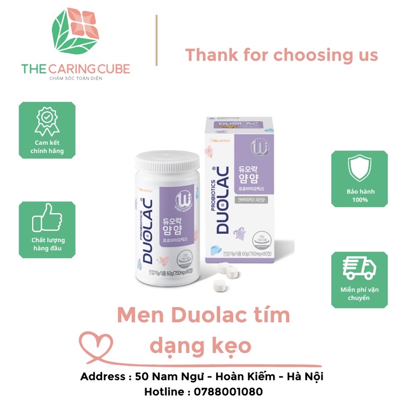 Duolac tím dạng viên