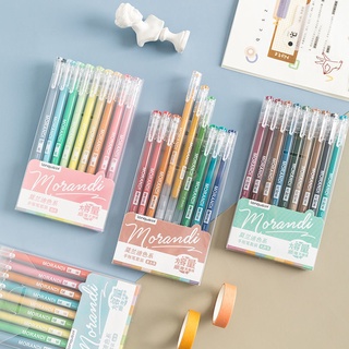 Bút gel Morandi,loại B,nhiều màu,fullset 9 cây, hàng có sẵn