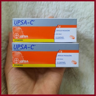 viên sủi Upsa C - Vitamin c, hàm lượng cao, tăng cường sức đề kháng, giảm căng thẳng mệt mỏi nhanh – tuýp 10 viên