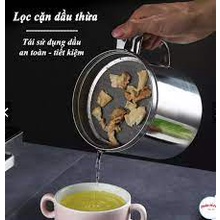 Ca Lọc Dầu Inox 304 hàng dày dung tích 1,2L