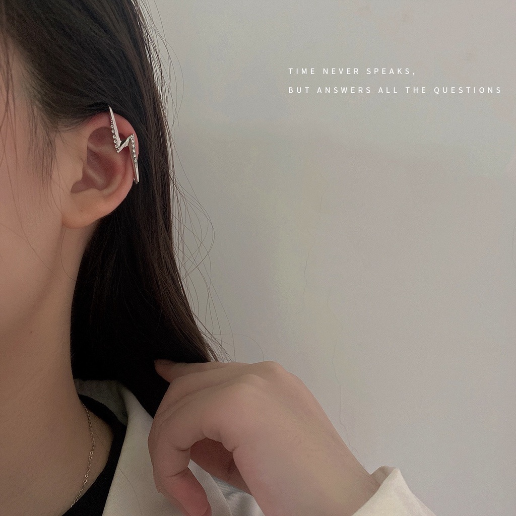 Các mẫu khuyên tai Earcup thời trang nam nữ bán lẻ phong cách Hàn Quốc