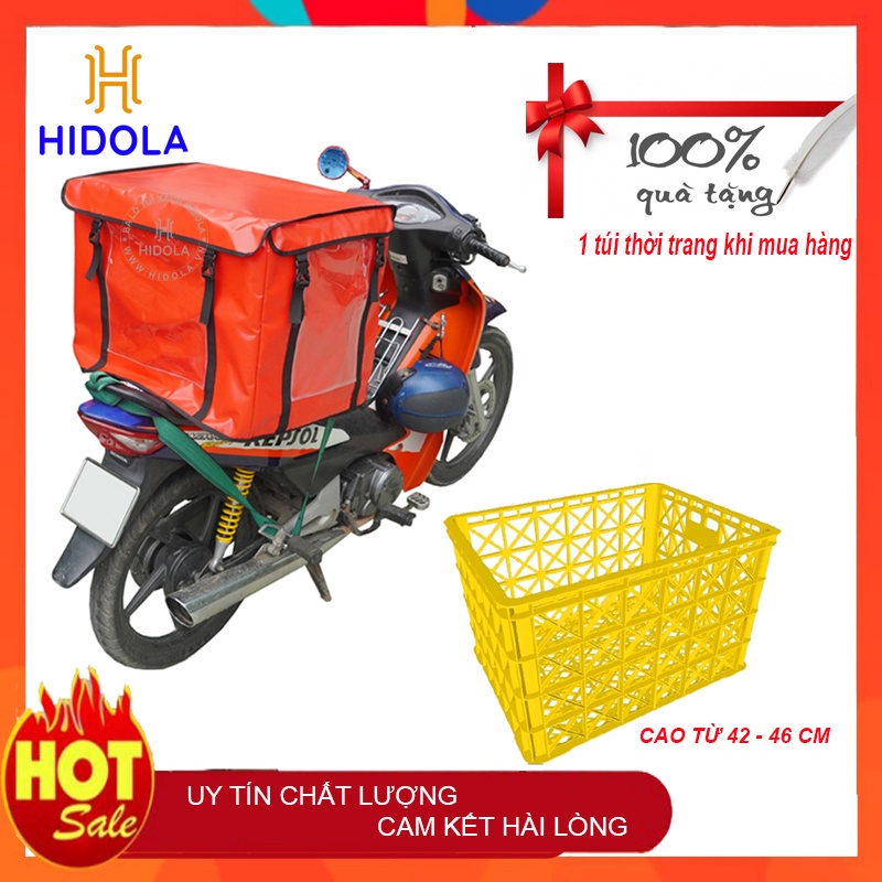 ÁO TRÙM CHE MƯA CHO RỔ NHỰA CAO 46CM, HIDOLA ATR-C48