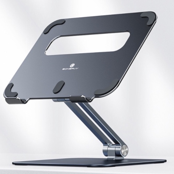 Giá đỡ nâng cao máy tính bảng, laptop chân xoay công thái học cho iPad, Macbook và tablet P61