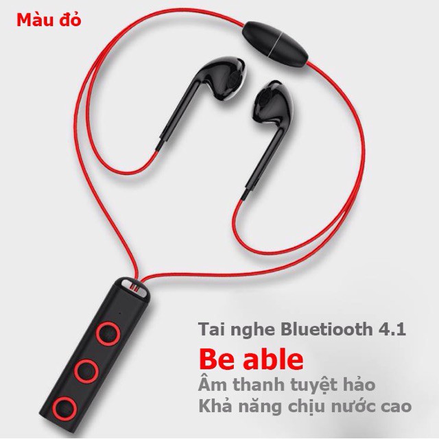 (SALE SỐC) Tai nghe  kháng nước thể thao Bluetooth BT-313 Be able