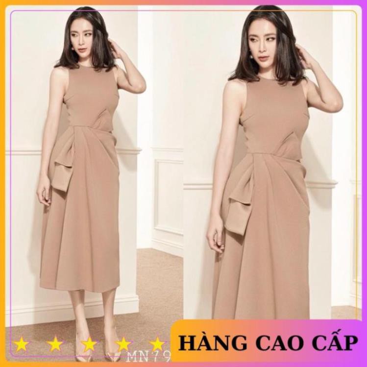 [HÀNG CAO CẤP] Đầm sang trọng đầm ôm body nơ eo nhún đẹp đi chơi dạo phố công sở dự tiệc - MN79  ྇