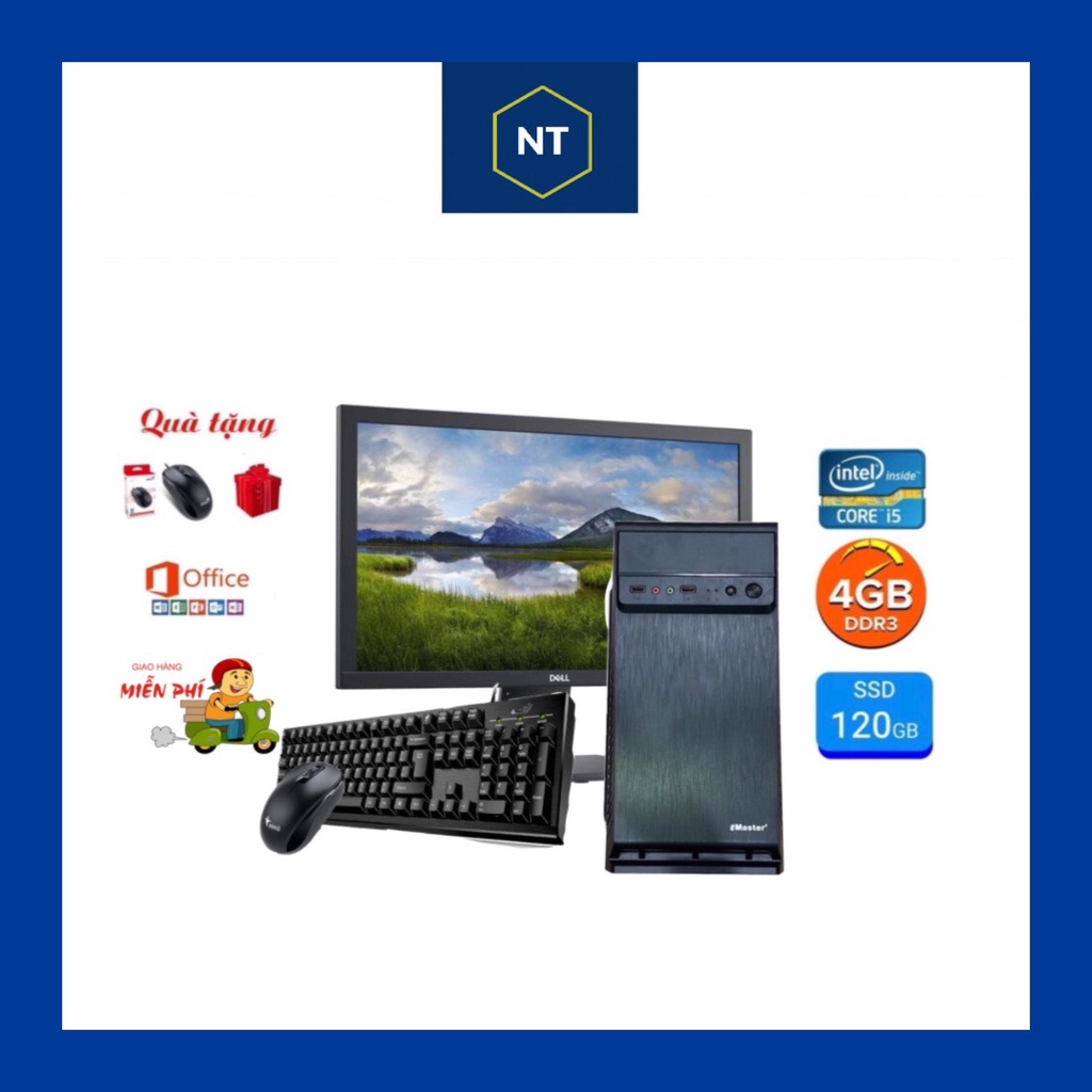 Thùng CPU Emaster core i5-4570, main H81, ram 4G, nguồn ATX, SSD 120G | BigBuy360 - bigbuy360.vn