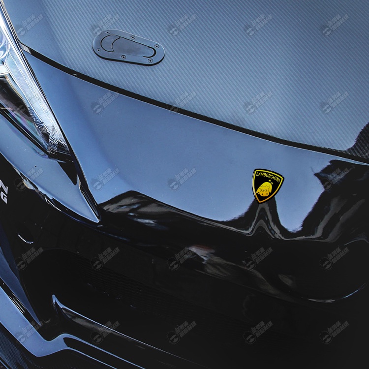 Lamborghini Nhãn Dán Nhựa Nhỏ Giọt Hình logo lamborghini Vui Nhộn Sáng Tạo