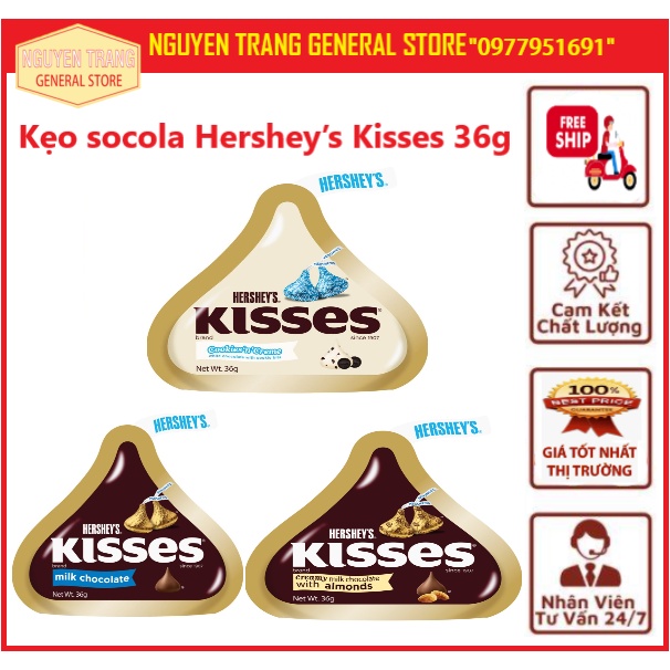 Kẹo socola Hershey’s Kisses 36g