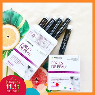 [BILL] Nước uống làm đẹp da Collagen Perles de peau nội địa Pháp