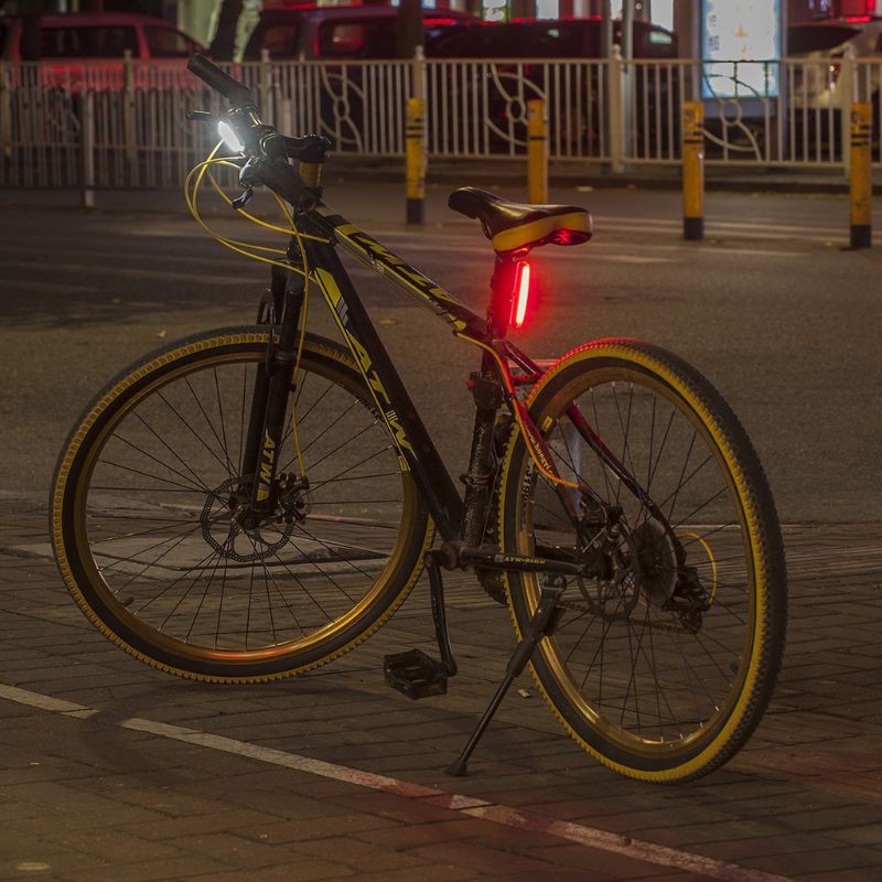 Đèn Led Phía Sau Xe Đạp Sạc Usb Siêu Sáng