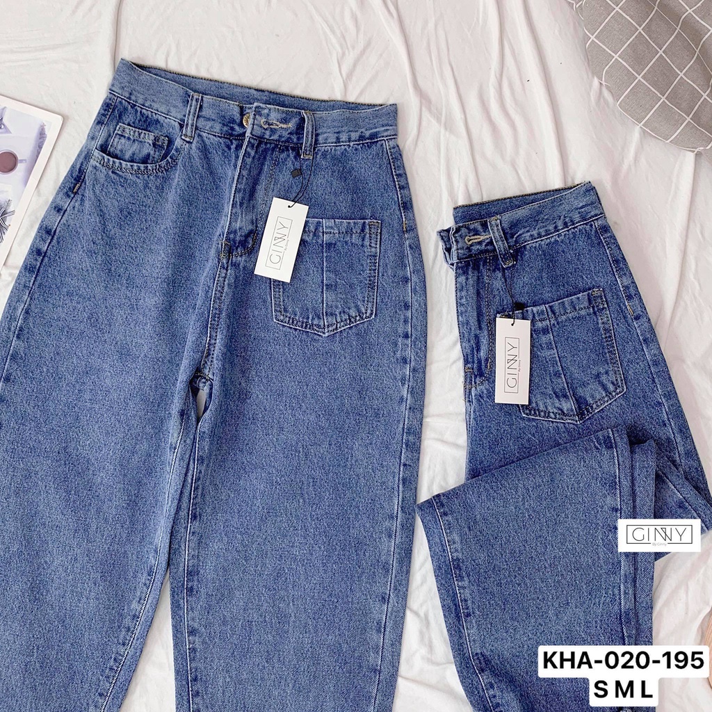QUẦN BAGGY JEAN KHA020 TONE NHẠT|Thời trang|Phong Cách