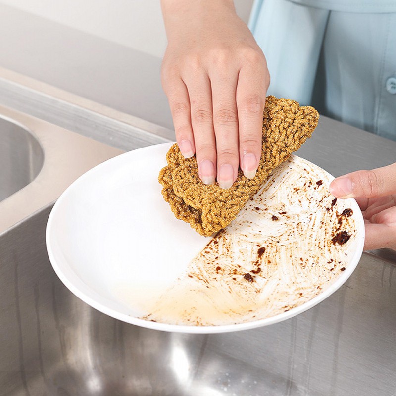 Khăn Lưới Rửa Chén Đĩa Chống Trầy Đa Năng Tiện Dụng Cho Nhà Bếp