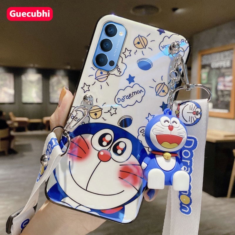 Ốp Điện Thoại Mềm In Hình Doraemon Cho Realme 8i 9i 9 Pro Plus C35 7 5 6 Pro