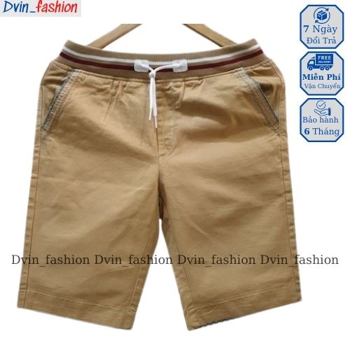 Quần short Nam kaki lưng thun co giãn cao cấp mặc nhà đi chơi thể thao nhiều màu siêu chất Dvin_ Fashion