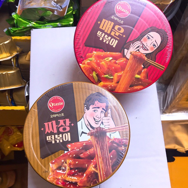 Tokbokki miến sốt cay và sốt tương đen Otaste 128g (Bánh gạo) | BigBuy360 - bigbuy360.vn