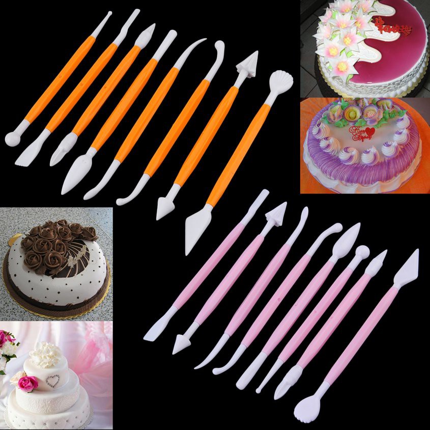 Bộ 8 Dụng Cụ Trang Trí Bánh Kem Chuyên Dụng