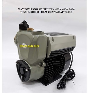 Máy bơm tăng áp biến tần tự điều chỉnh áp lực nước Tenshi Shirai IJLm 400AP, 600AP, 800AP dùng được cho nước nóng
