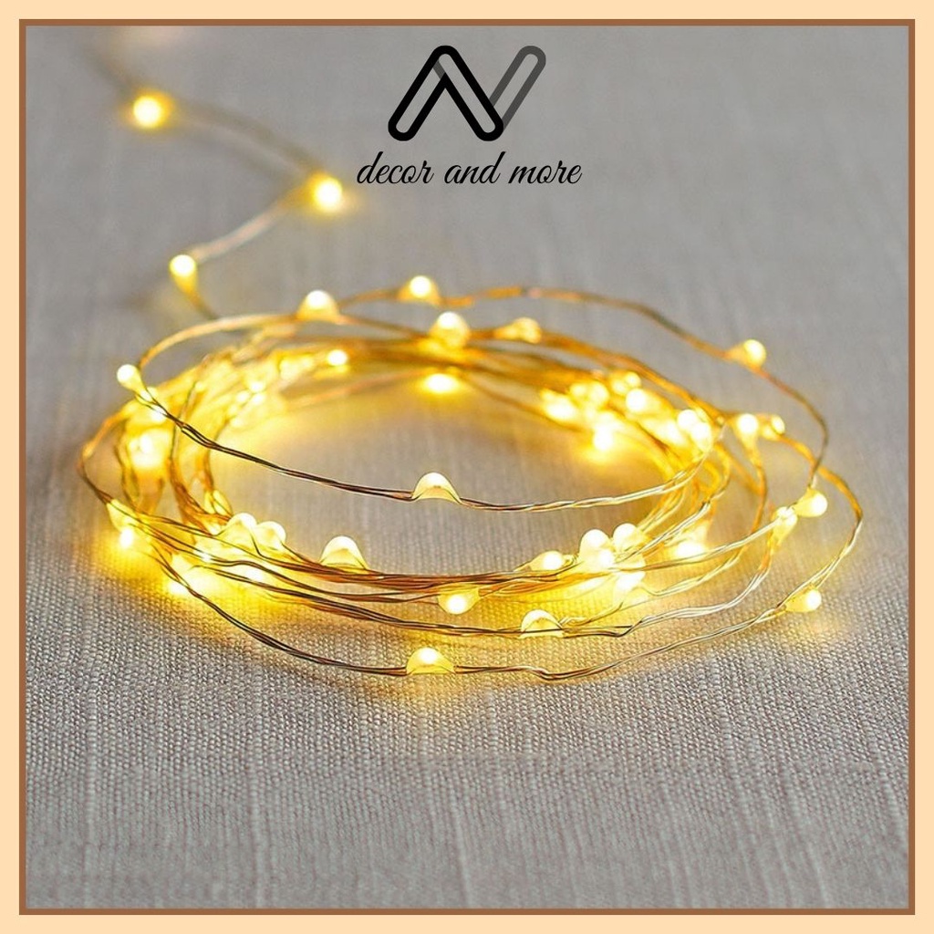 Dây Đèn Led Đom Đóm An Decor Fairylight, Trang Trí Dài 1 - 2M