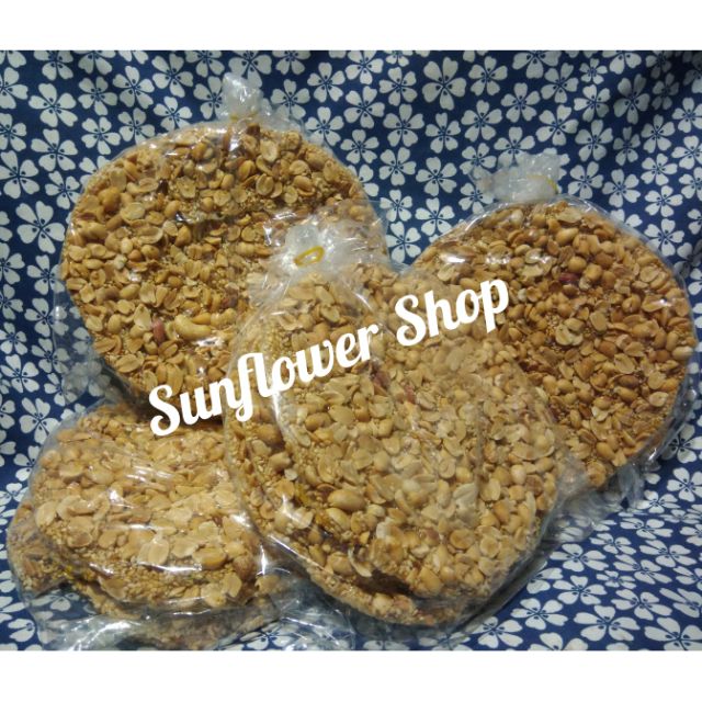 Kẹo đậu phộng mạch nha Sunflower handmade size 15cm