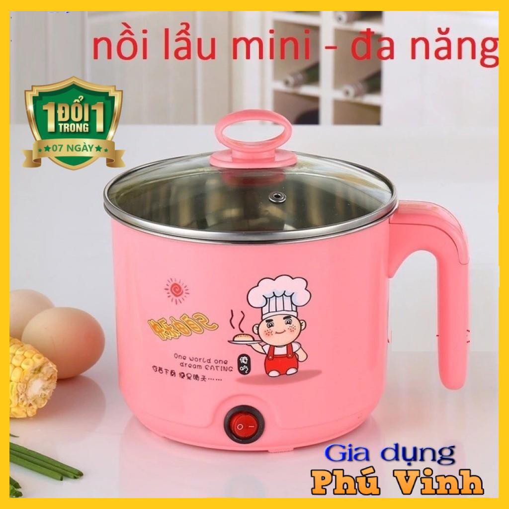 Ca Nấu Mì - Nồi Lẩu Điện Mini Đa Năng Siêu Tốc 1.8 Lít