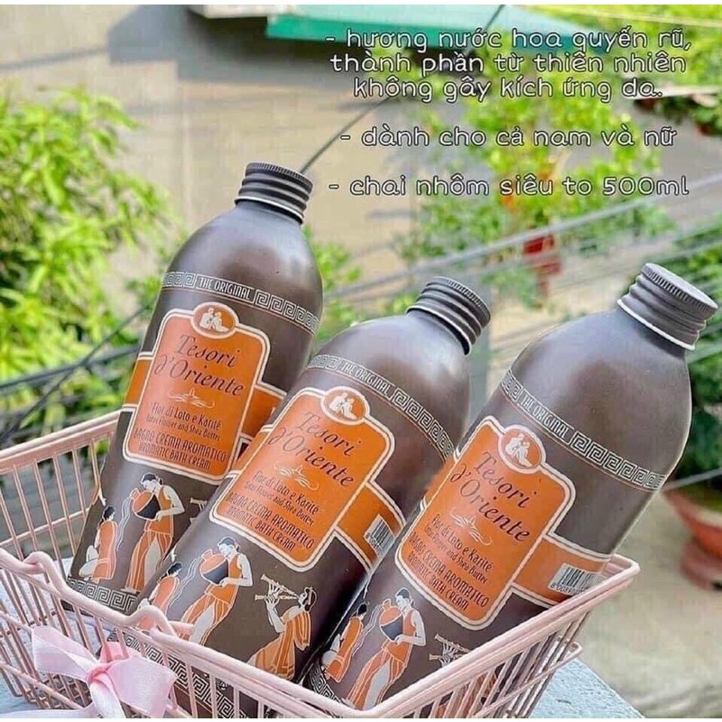 Sữa Tắm Tesori D Oriente 500ml , Sữa Tắm Hương Nước Hoa thơm lâu , trắng da | BigBuy360 - bigbuy360.vn