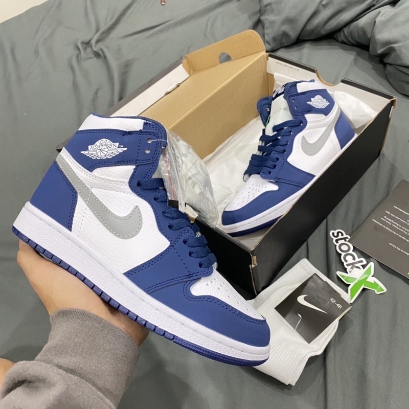 GIÀY JD1 HIGH RETRO NAVI 1:1 SC