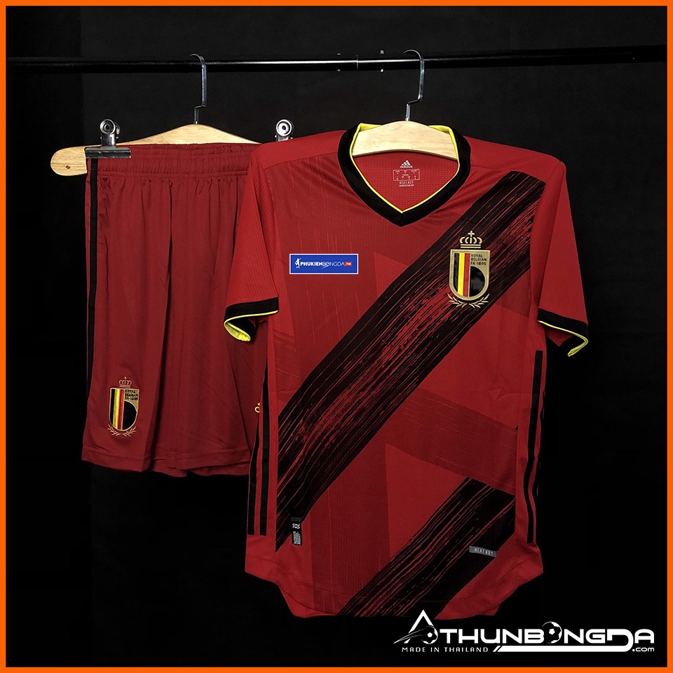 Áo tuyển Bỉ đỏ Euro 2021 sân nhà bản PLAYER Body Fit cao cấp