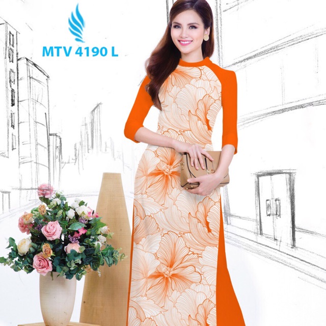 Vải áo dài lụa nhật, tằm thái. Áo 250k, bộ 350k