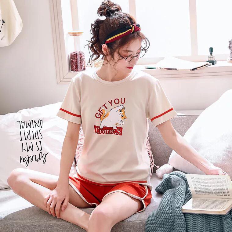 Bộ Quần Áo Ngủ Nữ Thoáng Mát, Thoải Mái Với Họa Tiết Đẹp Nhiều Màu Có Các Size M, XL, 2XL, 3XL SHOP HAMI AN01