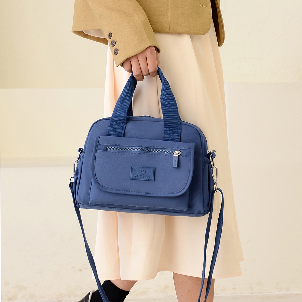 Túi Xách Vải Oxford Siêu Nhẹ Nhiều Ngăn Dung Tích Lớn Phong Cách Mới Cho Nữ