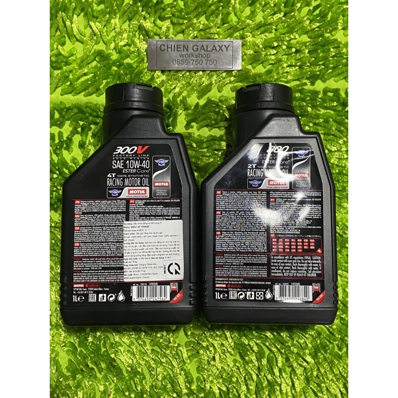 NHỚT MOTUL 300V (4T) &amp; 800 (2T) NHẬP PHÁP 1L