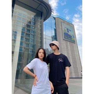 Áo thun nam cổ tròn - cotton co giãn 4 chiều - logo thêu Flow