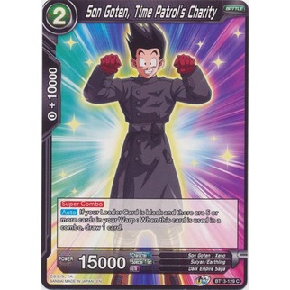 Thẻ bài Dragonball - TCG - Son Goten, Time Patrol's Charity / BT13-129'
