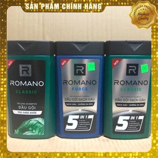 Dầu gội Romano hương nước hoa tóc chắc khỏe 180gr