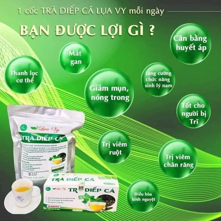 Trà Diếp Cá Lụa Vy - Thanh nhiệt, mát gan - Trà mang đậm hương vị núi rừng Lạng Sơn