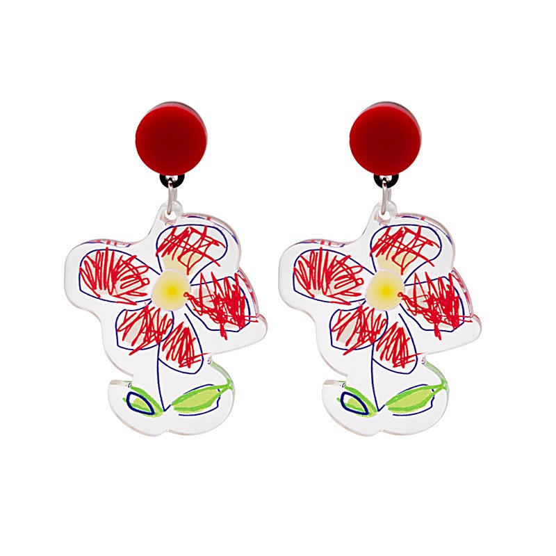 Kim bạc Nhật Bản và Hàn Quốc kawaii bông tai cô gái trẻ con dễ thương trong một loạt các trang sức tai nhỏ cá tính hoạt hình