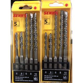 1 Bộ 5 mũi khoan Bê tông gài dành cho máy khoan động lực hiệu SENKA [Cao cấp]