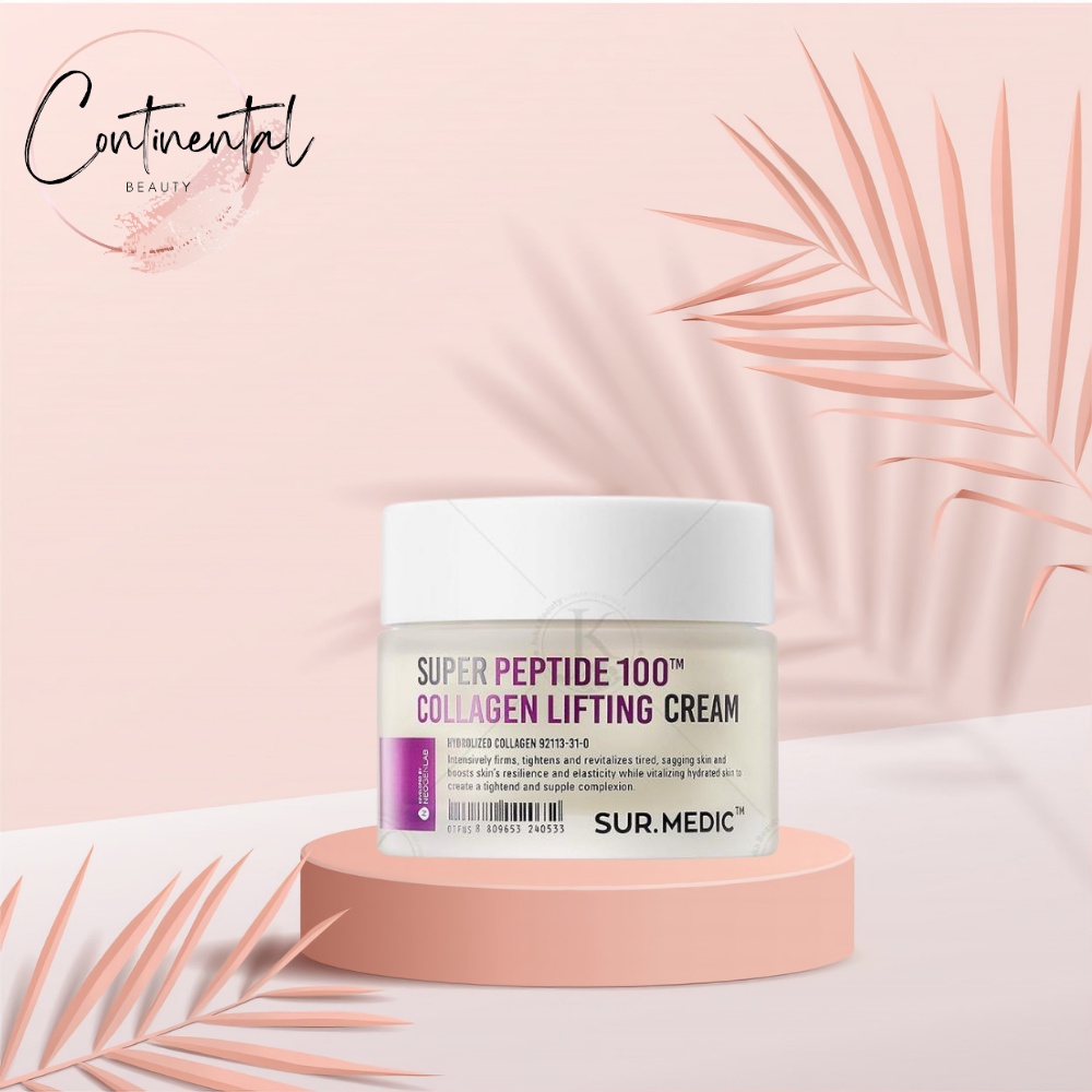 Kem dưỡng Sur.medic+ Super Peptide 100tm Collagen Lifting Cream 50ml (phục hồi, trẻ hoá da) - HAFA BEAUTY-FREESHIP EXTR
