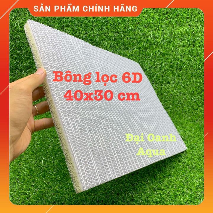 Bông Lọc 6D Thế Hệ Mới - Bông lọc bể cá