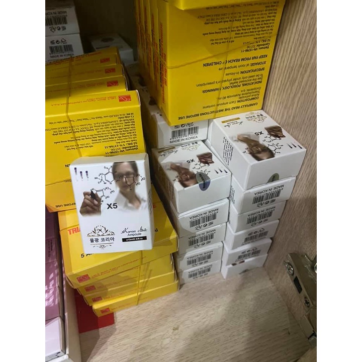 Tinh Chất Mulwang X5 Vàng Xịn, Mẫu Mới Nhất, Căng Bóng Trẻ Hóa Da Màu Vàng Chanh