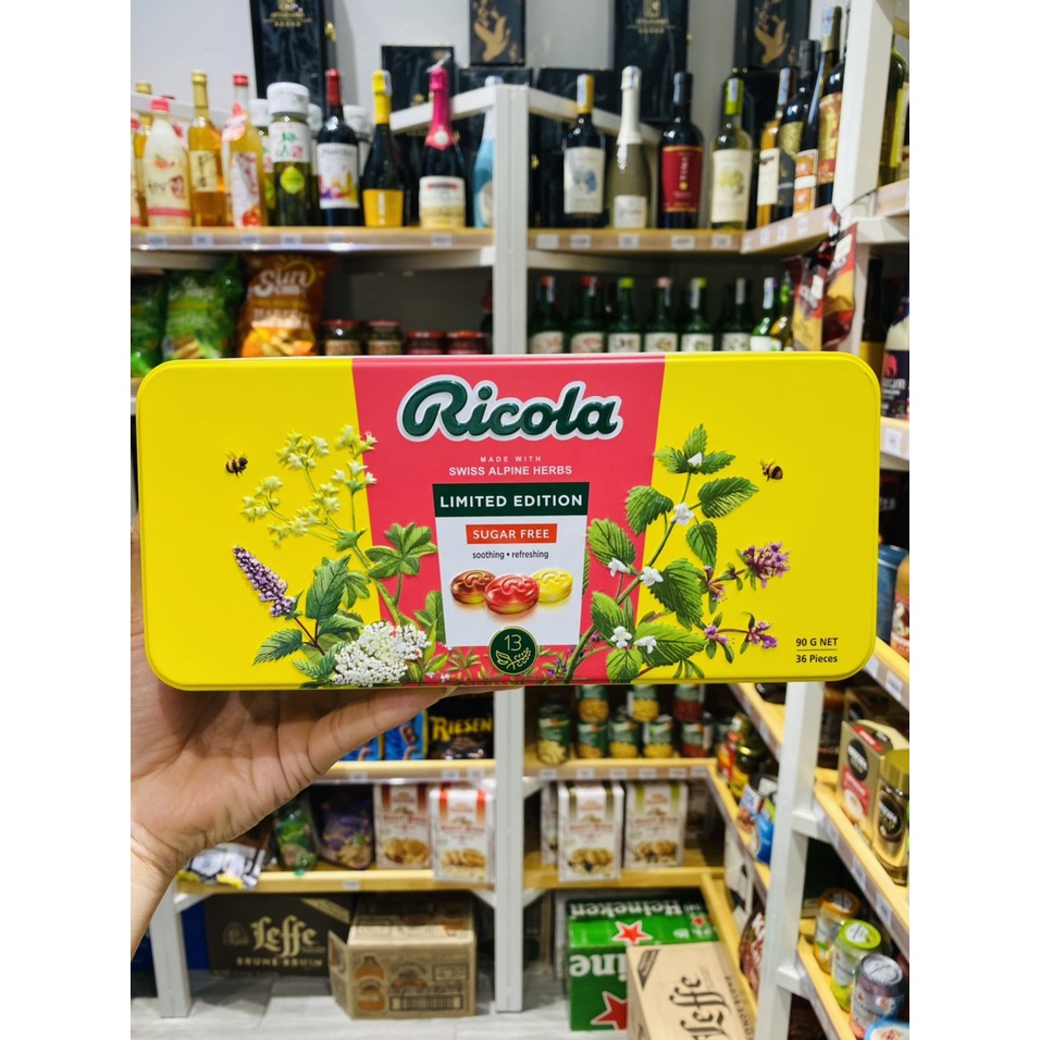 Kẹo thảo mộc ngậm ho Original các vị hiệu Ricola