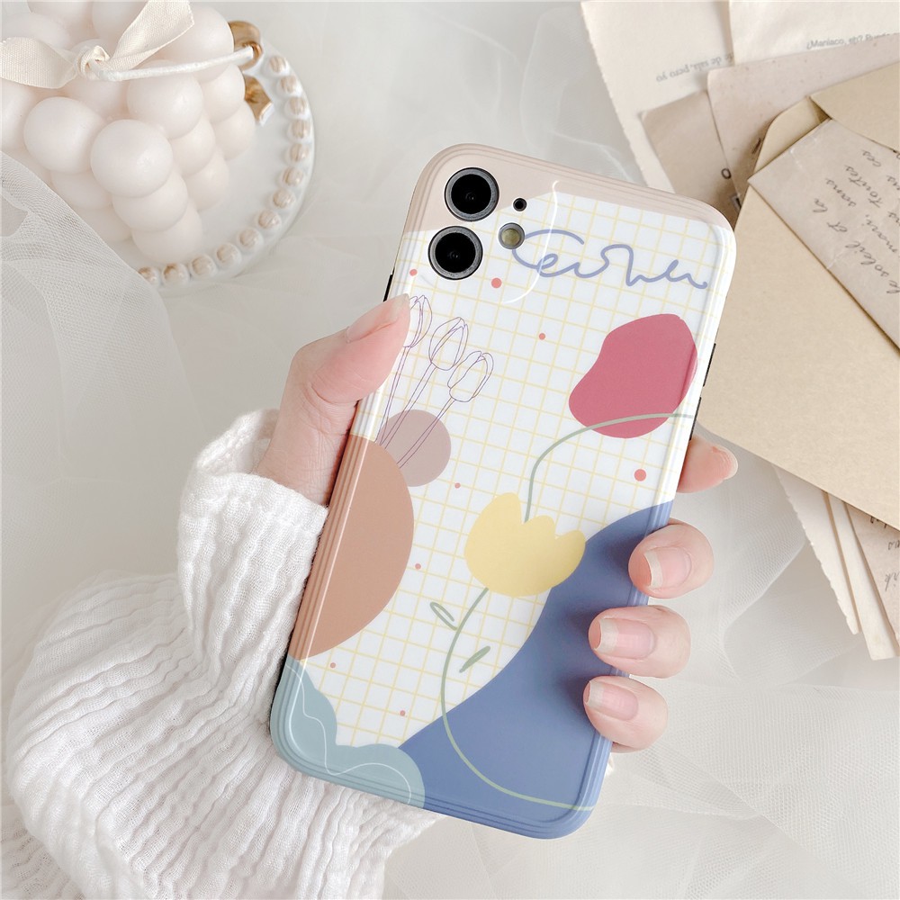 Ốp Điện Thoại Họa Tiết Hoa Xinh Xắn Cho Iphone 11 12Pro MAX XS I8 PLUS I7 XR | BigBuy360 - bigbuy360.vn