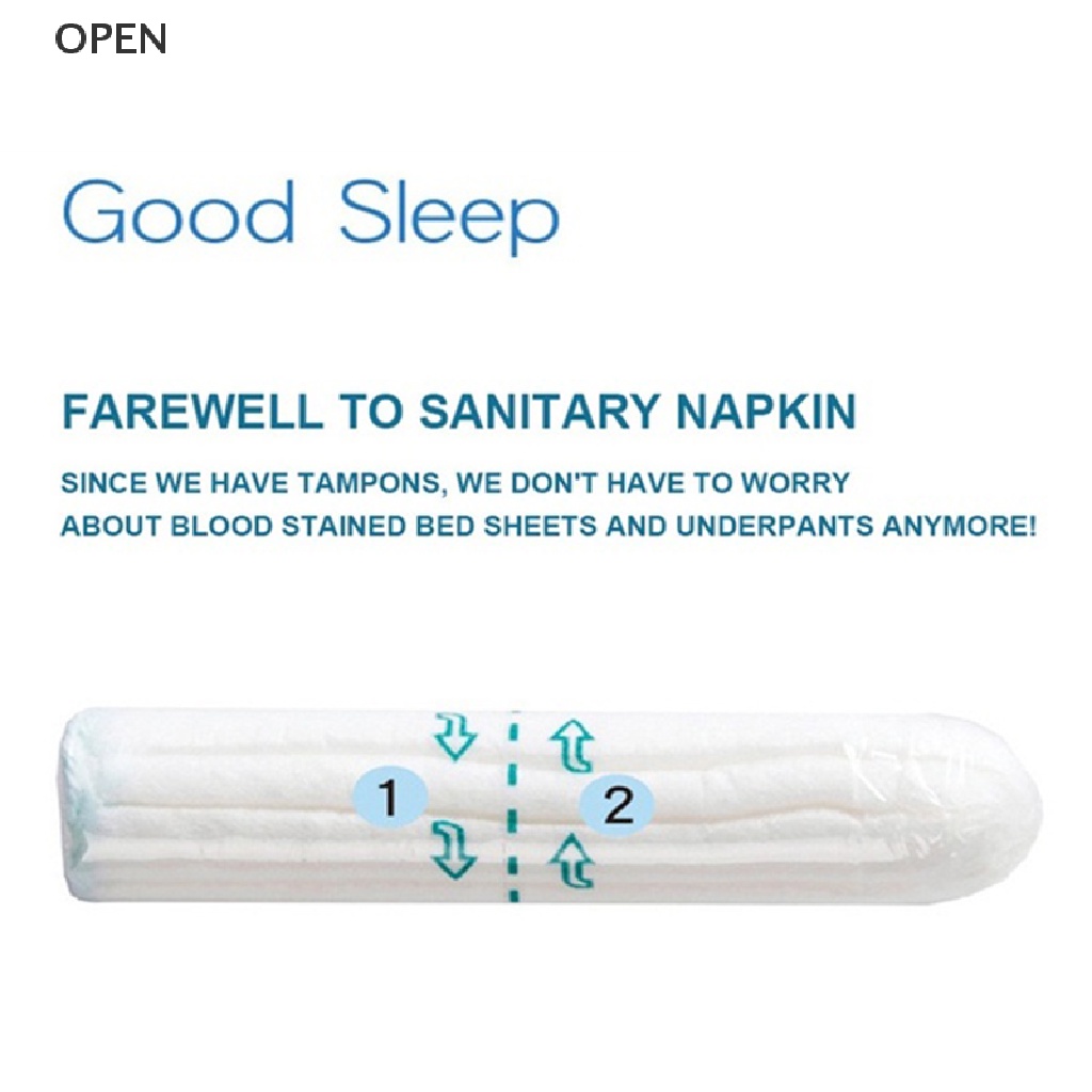 Op 16 Cái / Hộp Bông Tampons Siêu Thấm Hút Thường Xuyên Bảo Vệ Kinh Nguyệt Nữ my