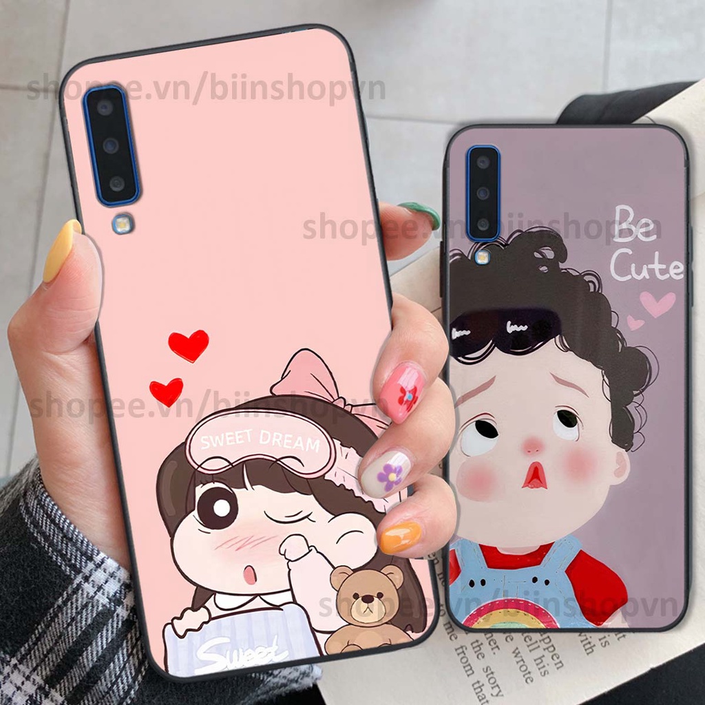 Ốp Samsung A7 2018 / A9 2018 in hình baby siêu dễ thương, ngộ nghĩnh đáng yêu