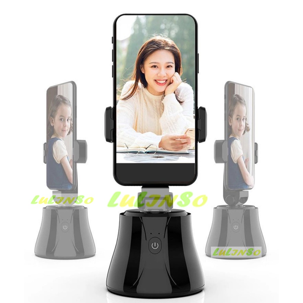 Đế Chụp Hình 360 độ tích hợp trí tuệ nhân tạo AI cảm biến - Chân giá đỡ kẹp ốp điện thoại livestream - gậy tự sướng | BigBuy360 - bigbuy360.vn