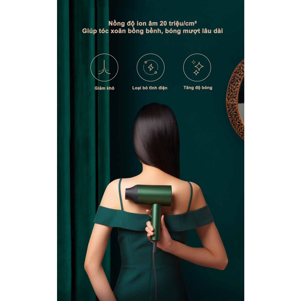 Máy sấy tóc Xiaomi ShowSee A2-W - Máy sấy tóc ion âm Xiaomi ShowSee A1-W