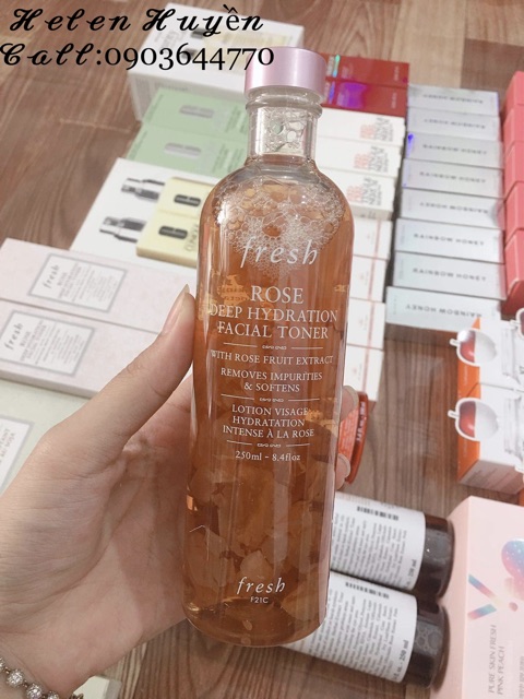 Nước Hoa Hồng Fresh Rose Deep Hydration Facial Toner