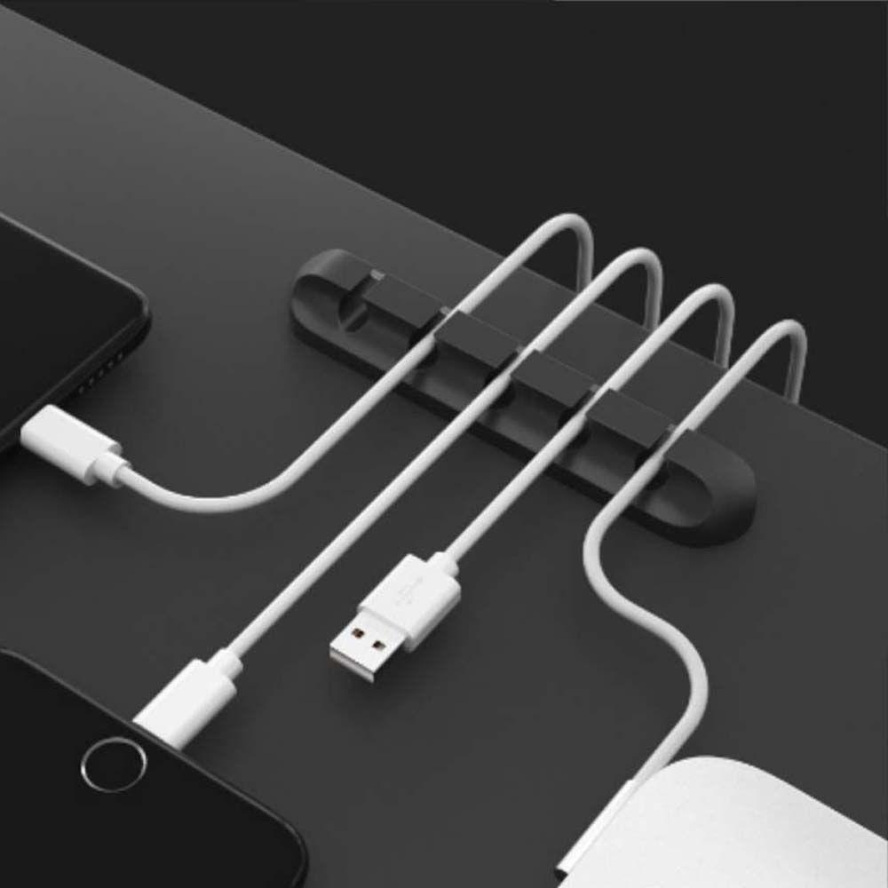 Phụ Kiện Sắp Xếp Dây Cáp Sạc USB Bằng Silicone Tiện Dụng|Giá Đỡ Bảo Vệ Dây Cáp Tiện Dụng